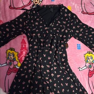 Forever 21 Black Floral Dress